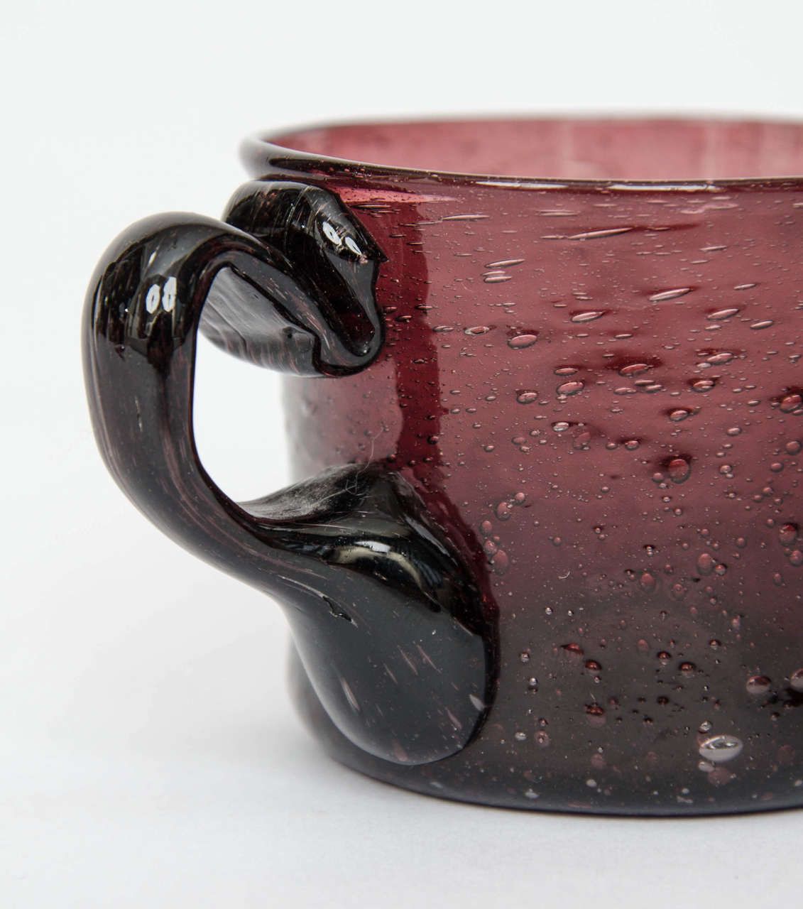 Rare Georgian Amethyst Glass Cup And Saucer Hand Blown, Circa 1800 photo 301.0