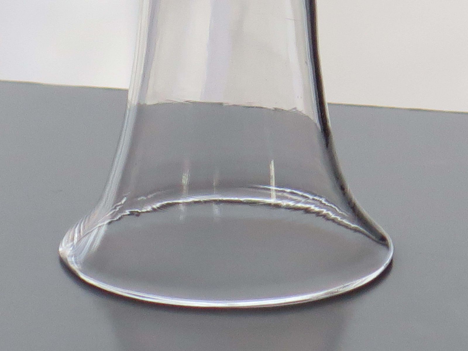 photo for sale 18th C Georgian Jelly Glass With Bell Bowl Cushion Knop Hand Blown, Ca 1780