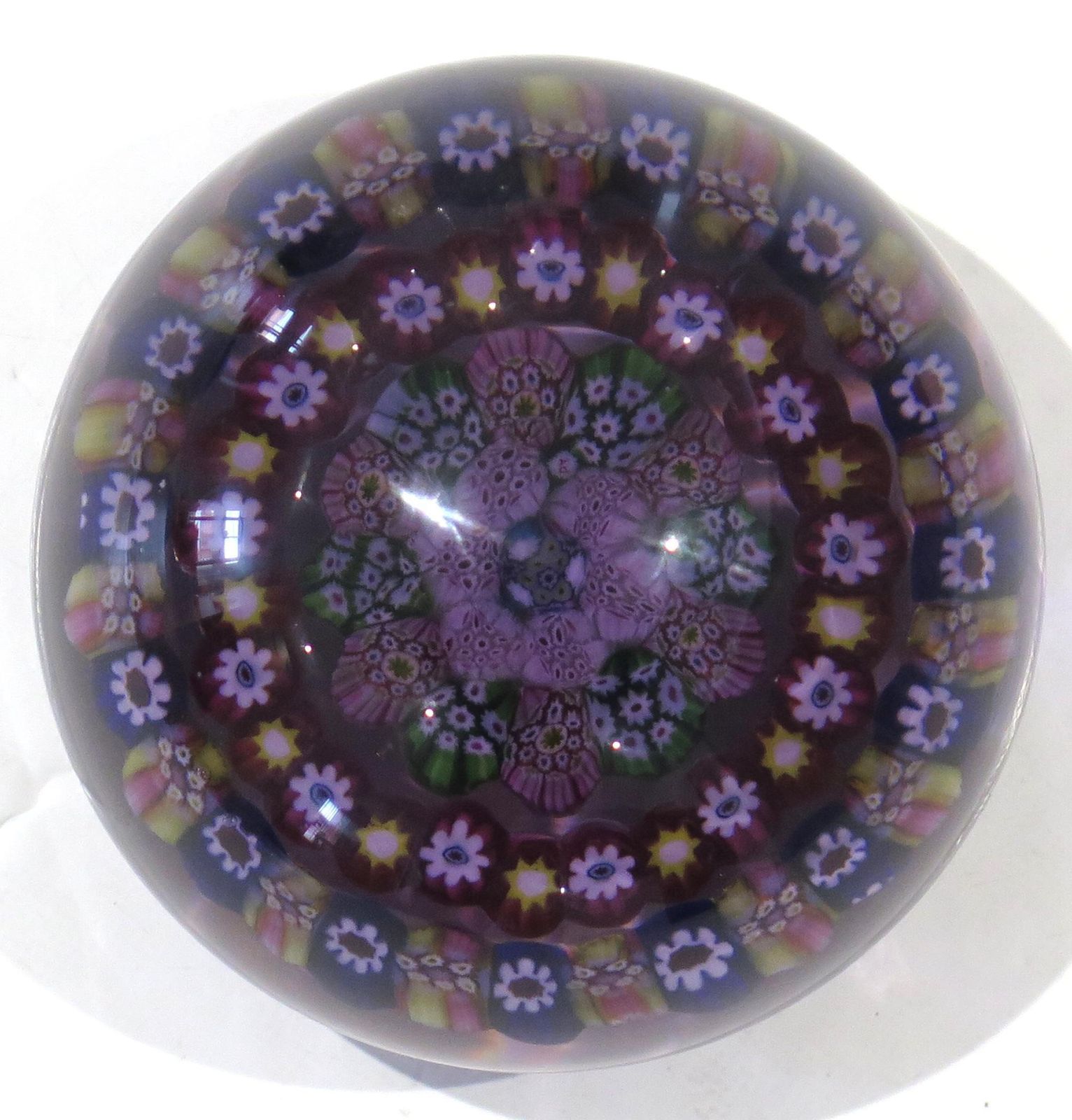 Paul Ysart Glass Paperweight With Py Cane Early Period, Scotland Circa 1930s photo Home Decor