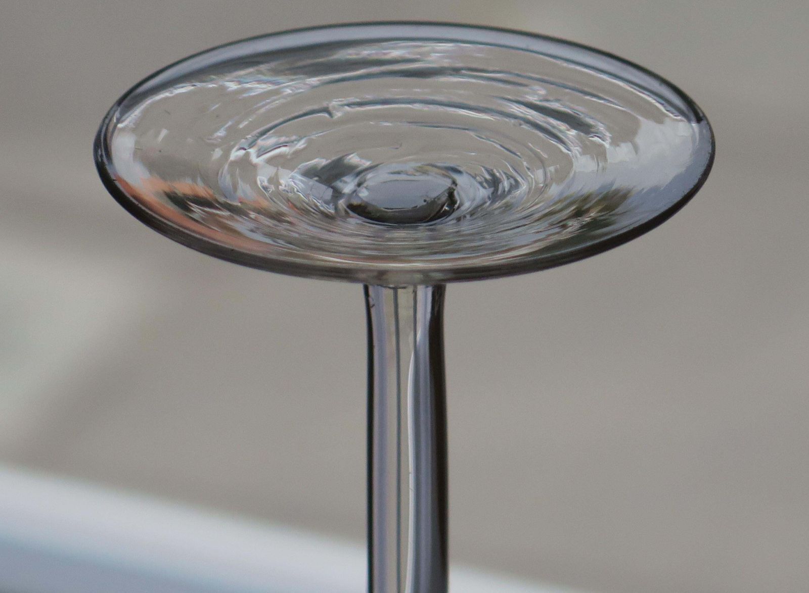 photo for sale 18thc Georgian Toasting Drinking Glass Drawn Trumpet Bowl   Rare, Circa 1750