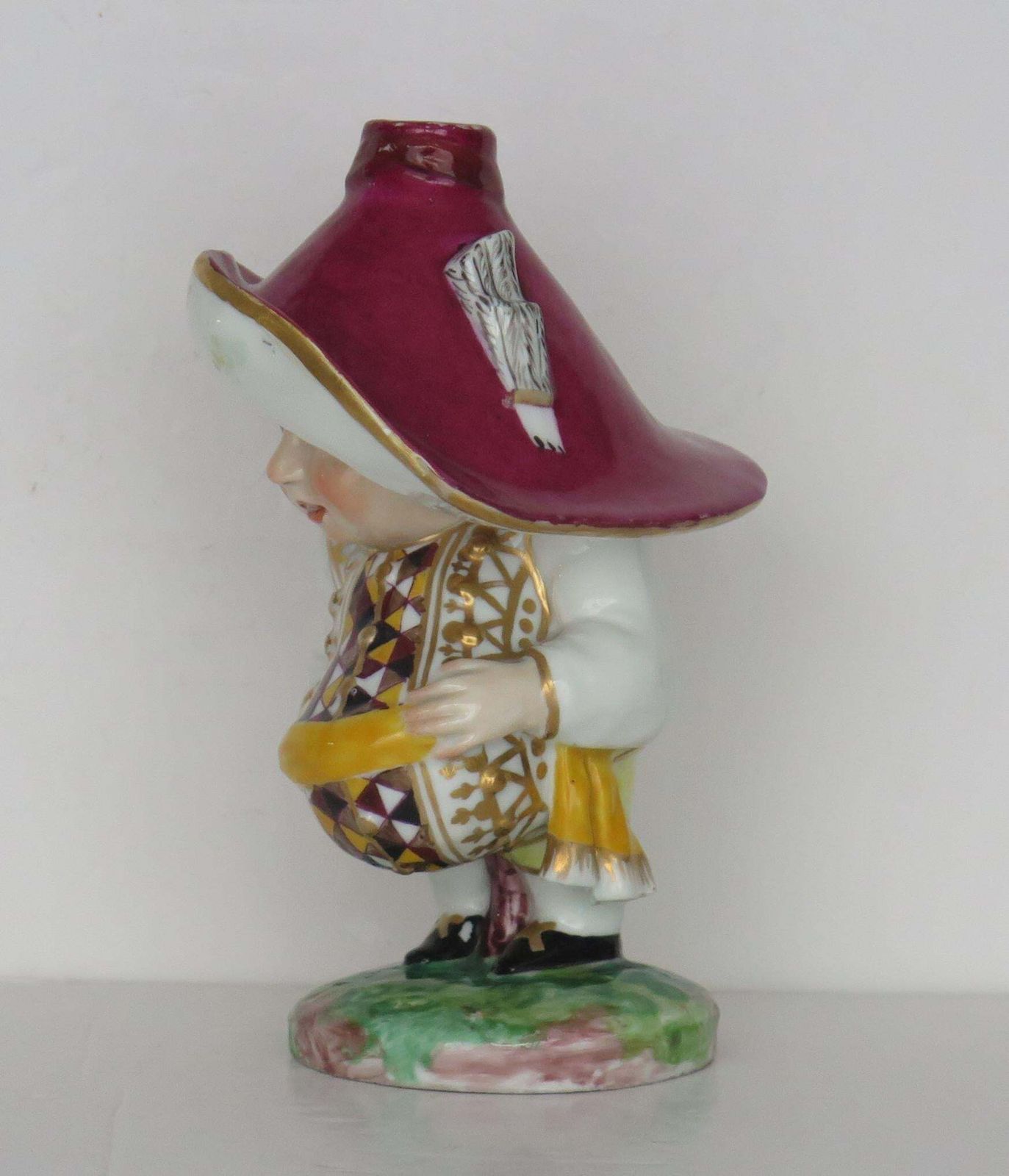 Pair Of Derby Mansion House Dwarf Figures Porcelain, 19th Century photo buy