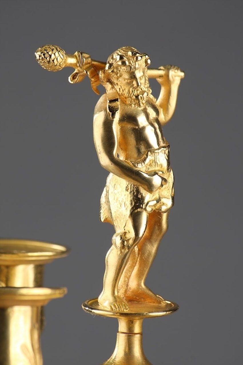 Naturalist Ormolu Candelabra Lamps In Auguste Cain Taste (French, 1821 1894) photo buy
