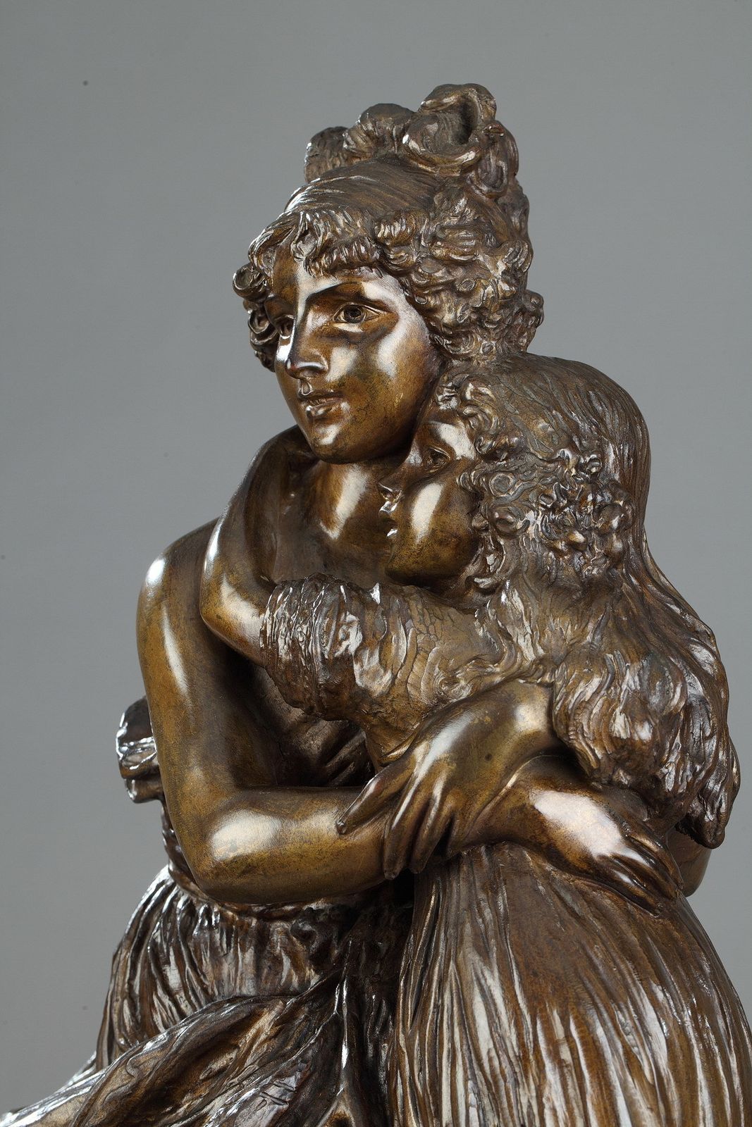 Groupe en bronze d'après le Portrait de l'artiste avec sa fille, Julie, par Élisabeth Vigée Lebrun photo buy