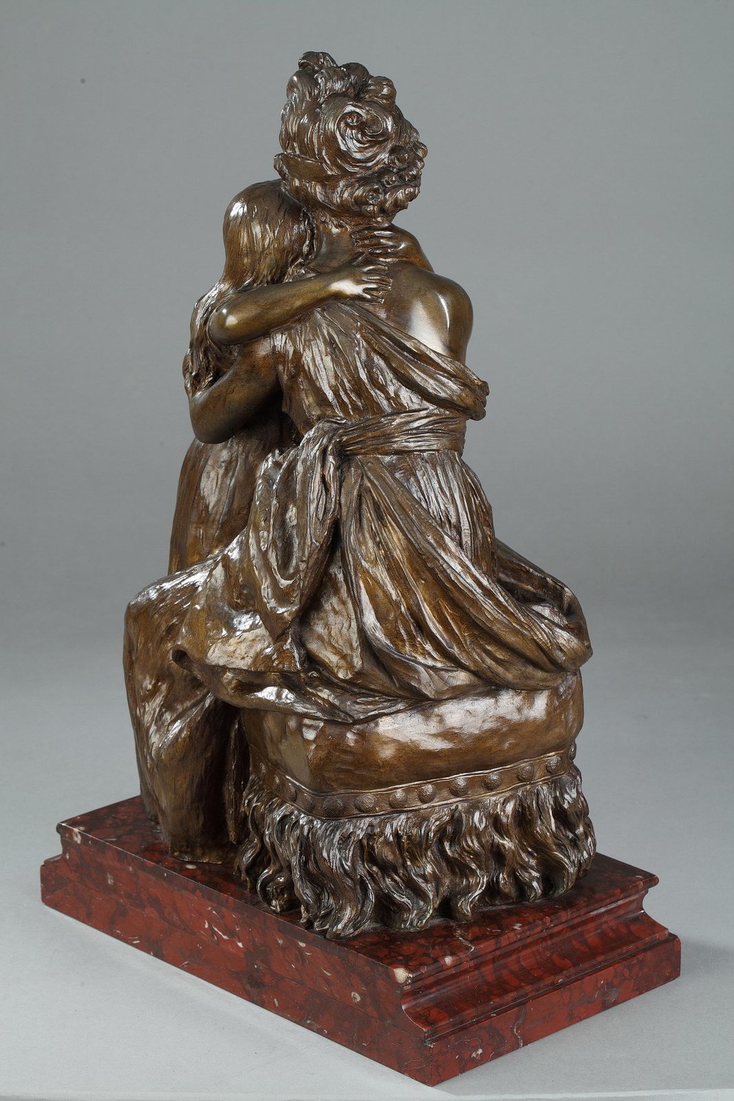 Décoration Groupe en bronze d'après le Portrait de l'artiste avec sa fille, Julie, par Élisabeth Vigée Lebrun photo