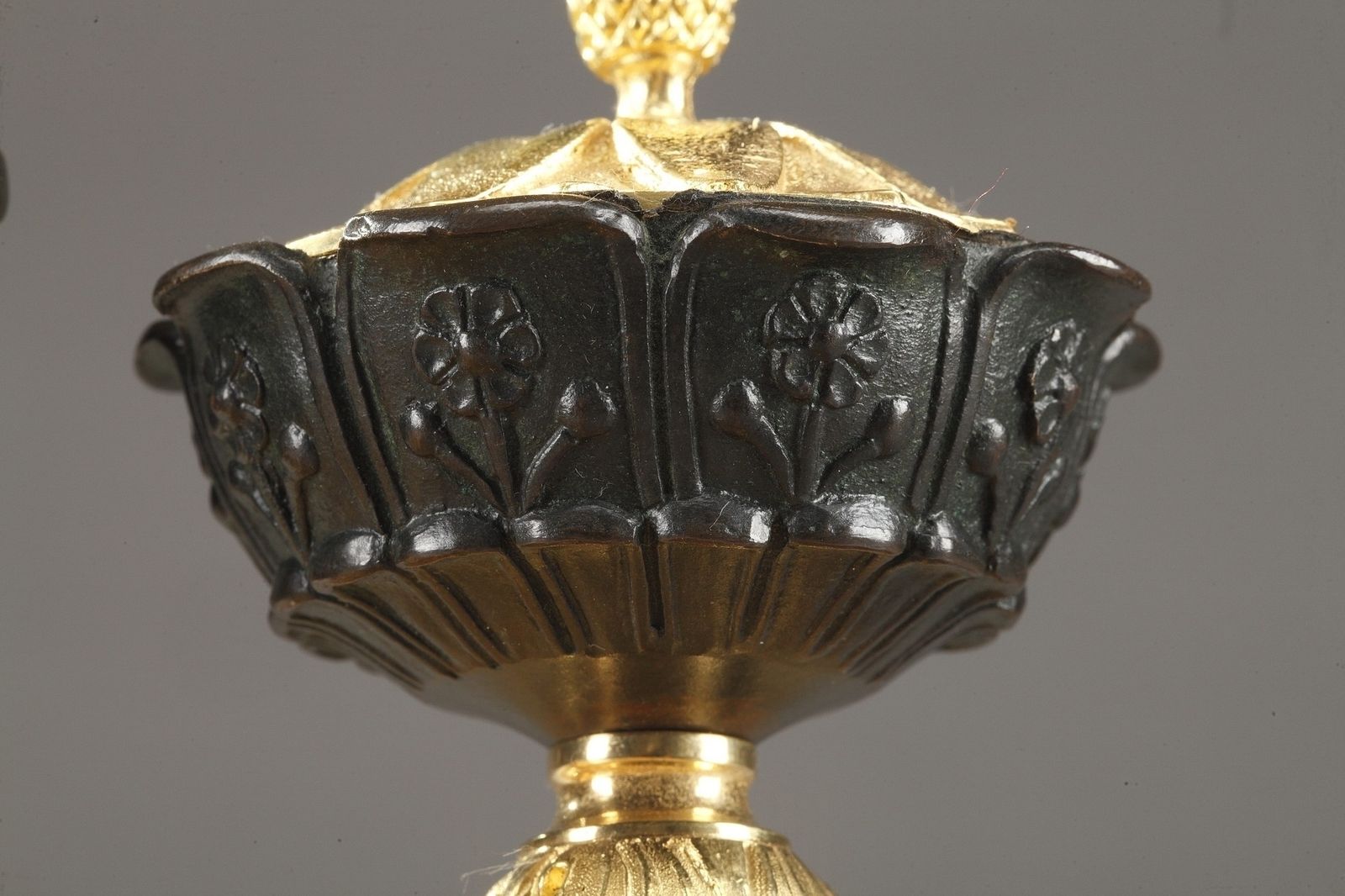 photo furniture Encrier d'époque en bronze et marbre de Sienne