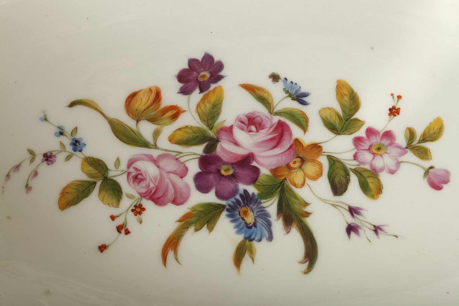 photo vintage Jardinière en porcelaine à fond vert montée en bronze doré, Napoléon III