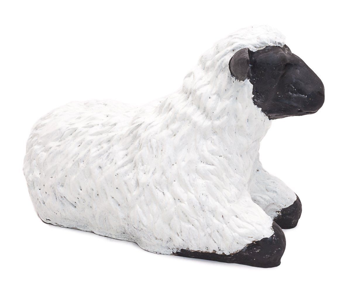 Boiled Cardboard Sheep Sculpture. photo Art