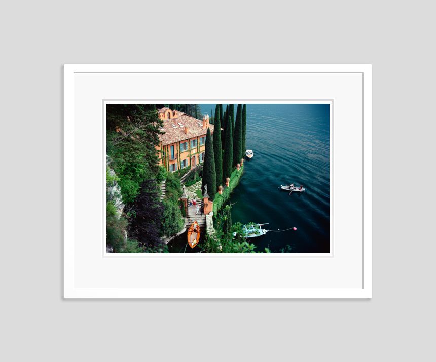 Slim Aarons 'Giacomo Montegazza' Framed White photo furniture