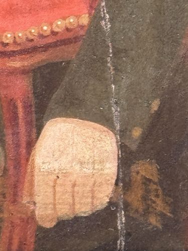 photo furniture 19c Constable Of Chester Castle Circa 1817  'Matthew Hudson' Oil Painting