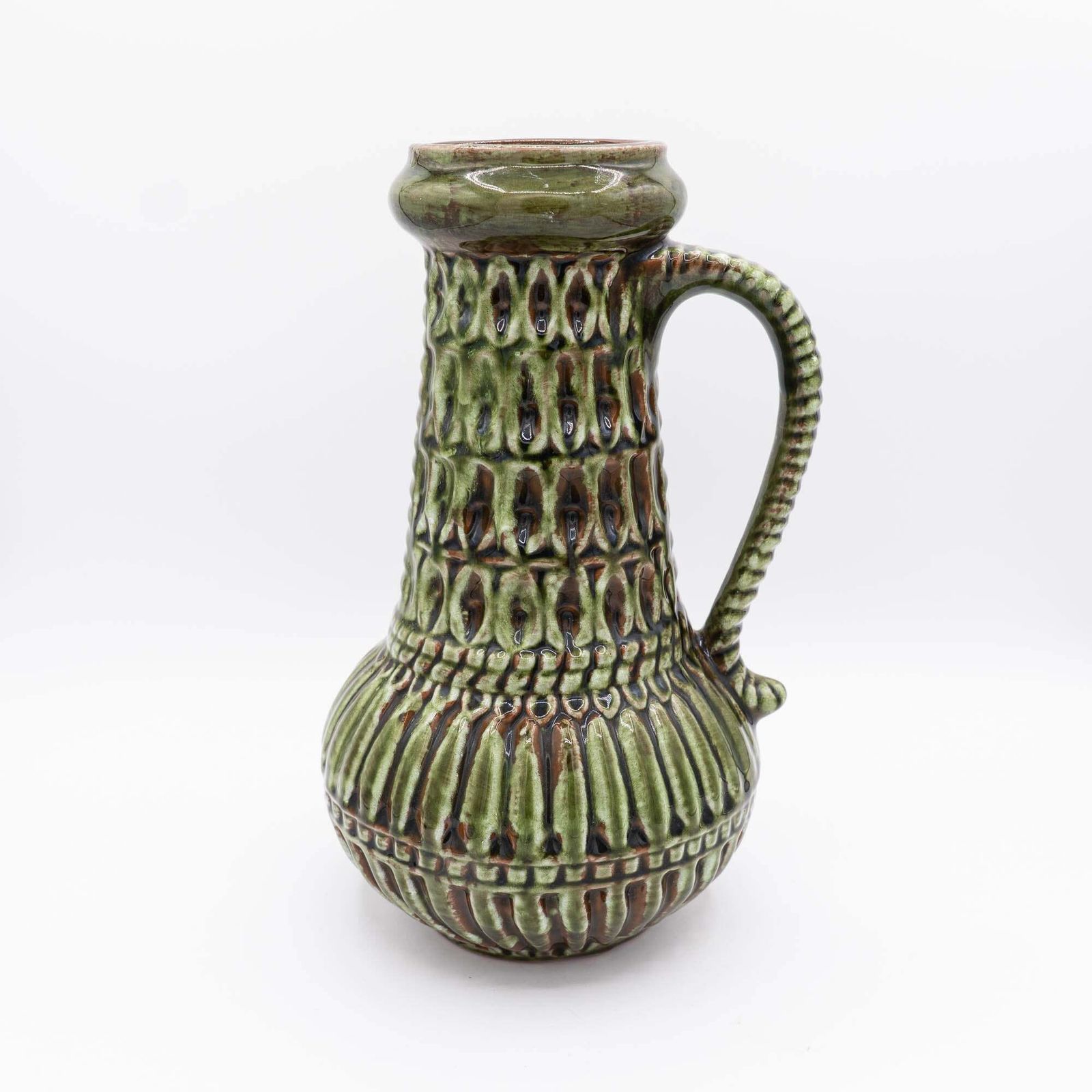Rare Mid Century Tall Green Vase   Carstens Tönnieshof   Form 7166 30   1970s photo vinterior