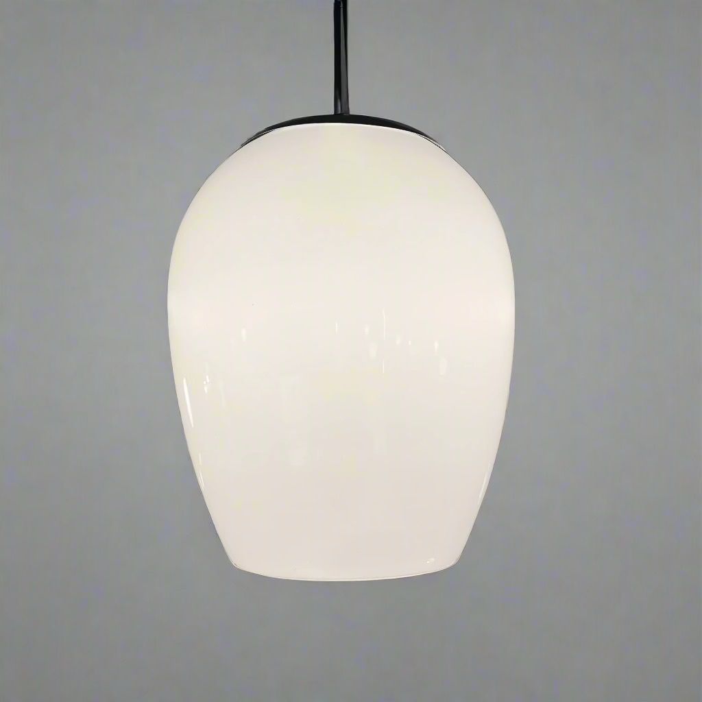 Vintage Tear Drop Shaped Opaline Light