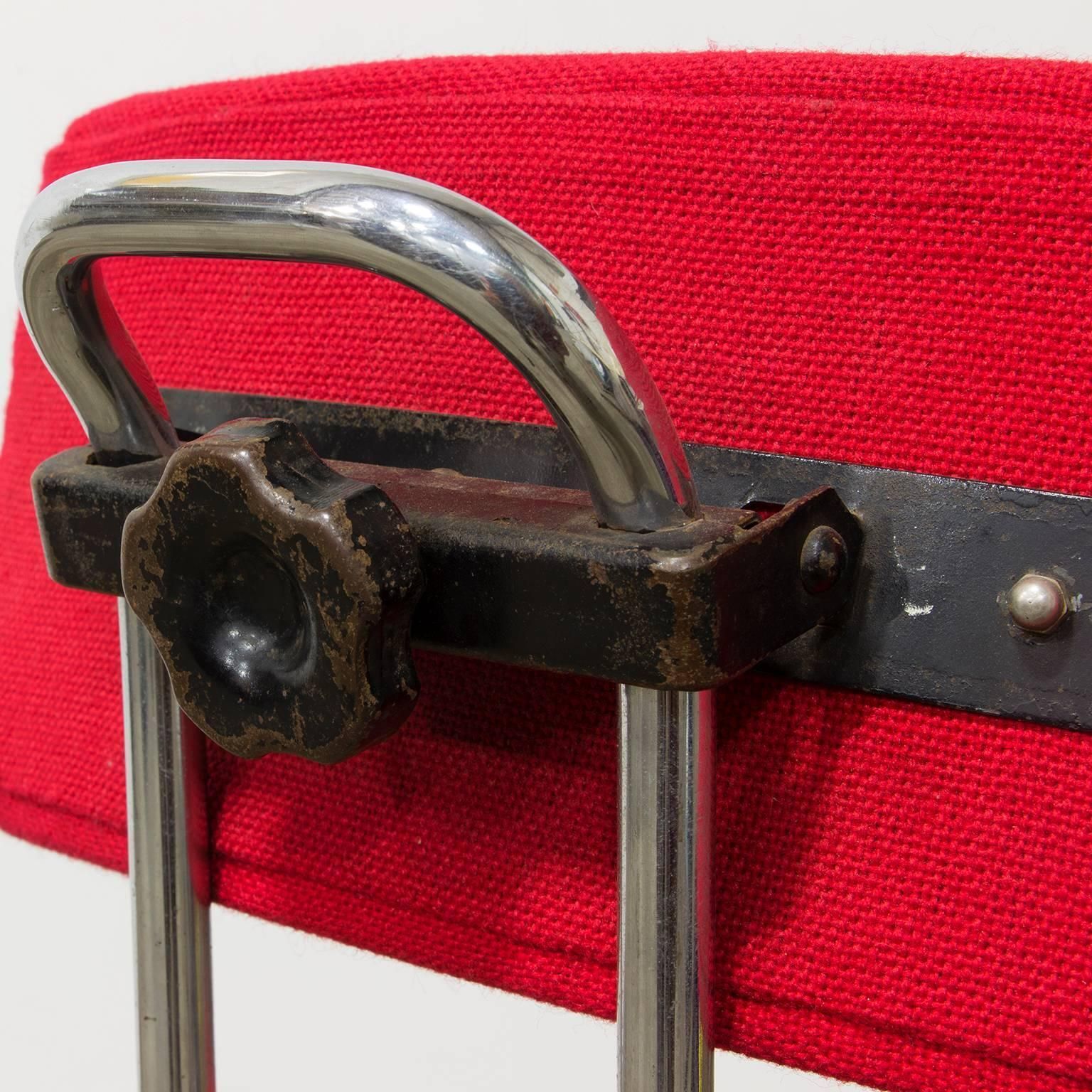 photo furniture 1960s, Fana Metaal Schiedam, Adjustable Swivel Office Chair