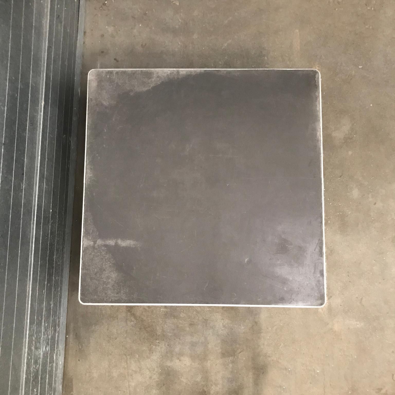 Very Rare Gispen 412 Grey Square Coffee Table, Museum Piece, Circa 1930 photo 2555.0