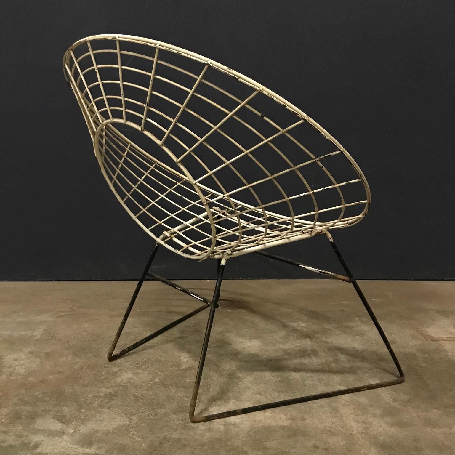 Elegant 1960s Chair In Style Of Ferrari And Hardoy Plus Bertoia, Circa 1960 photo buy