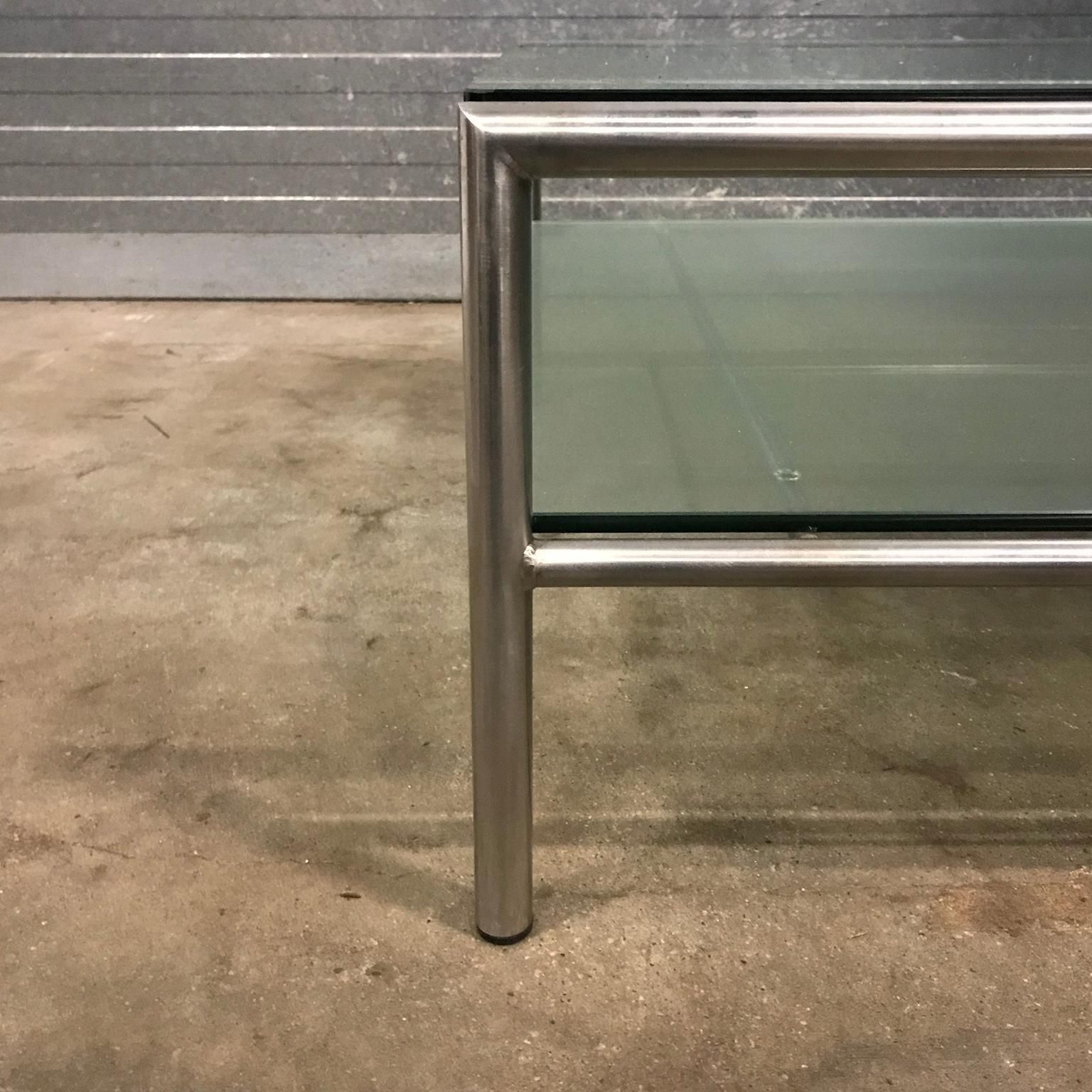 1965, Martin Visser, Rare Double Glas Coffee Table Designed For Szz01 Easy Chair photo 2005.0