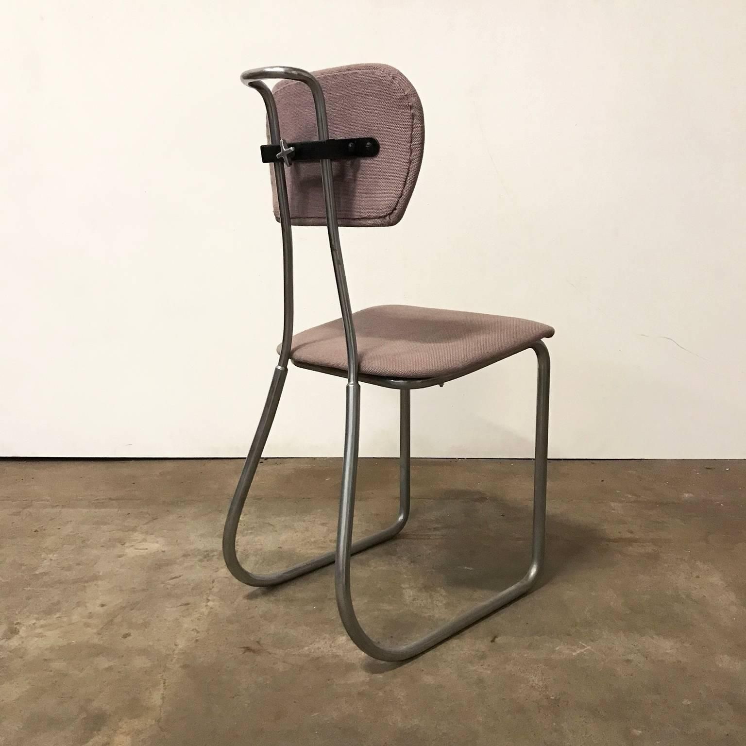 1932, W.H. Gispen For Gispen Culemborg, Holland, Original Pre War Typing Chair photo furniture