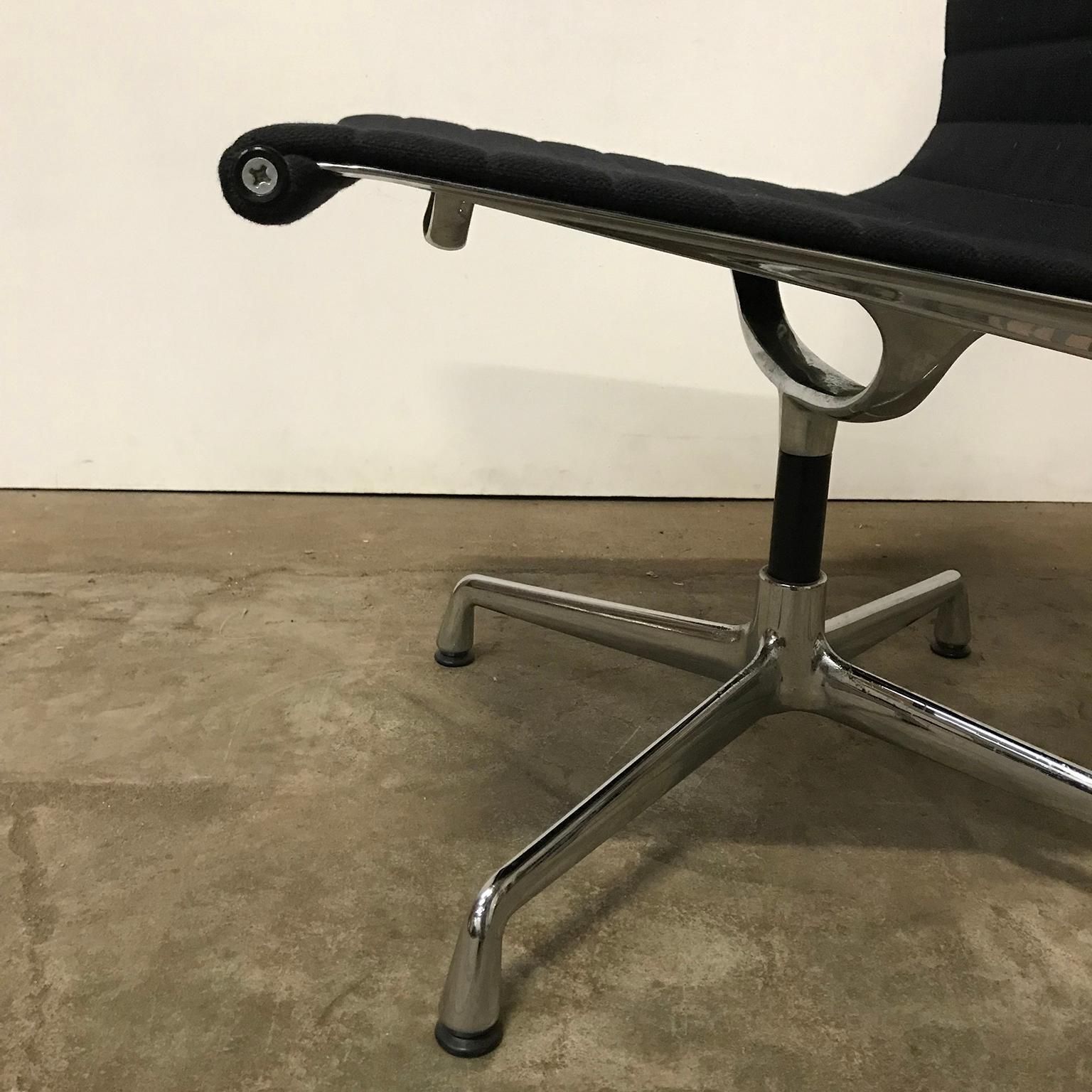 photo for sale 1958, Eames, Ea 107 For Herman Miller, Static Non Swivel Alu Chair