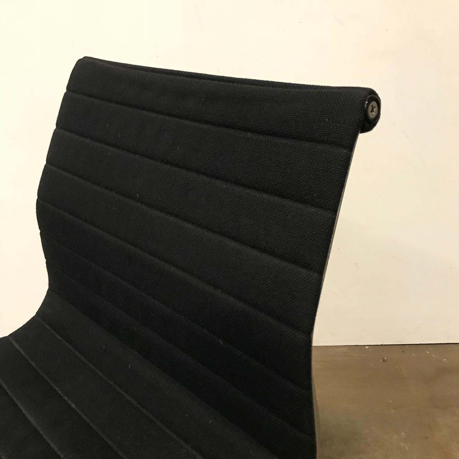 photo vinterior 1958, Eames, Ea 107 For Herman Miller, Static Non Swivel Alu Chair