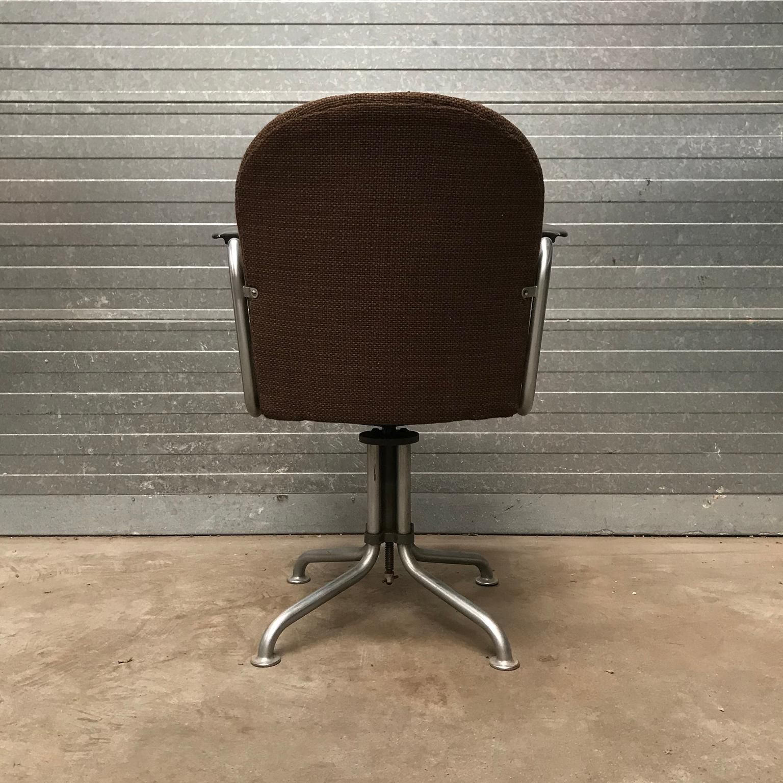 1935, W.H. Gispen By Gispen Culemborg, Office Chair 356, Spear Bakelite Armrests photo buy