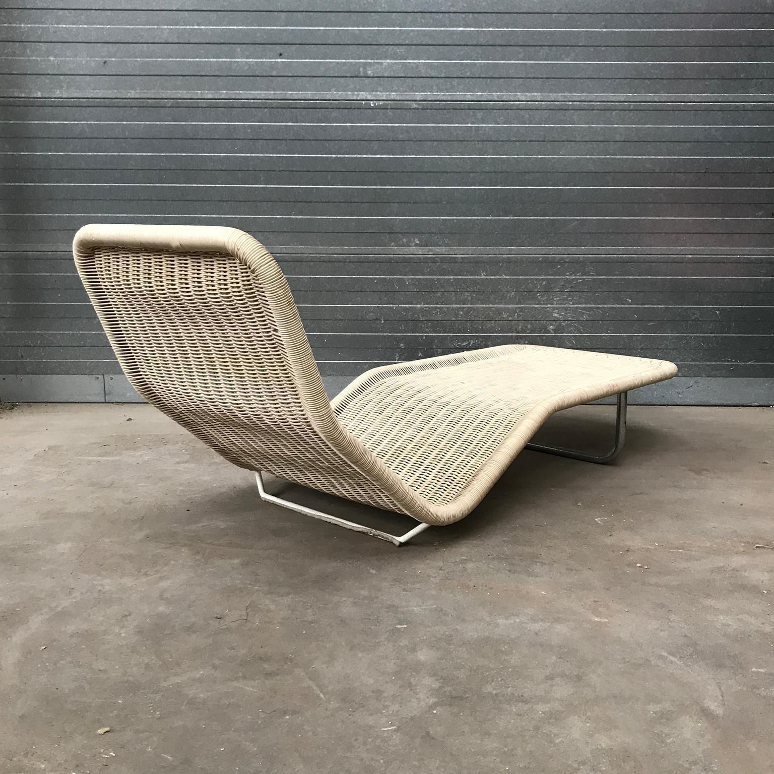 1968, Antti Nurmesniemi, For Tecta Germany, Plastic Wicker Lounge Chair F10 photo 5119.0