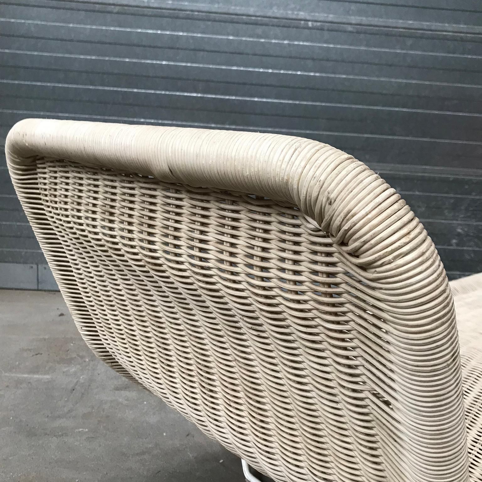 5119.0 1968, Antti Nurmesniemi, For Tecta Germany, Plastic Wicker Lounge Chair F10 photo