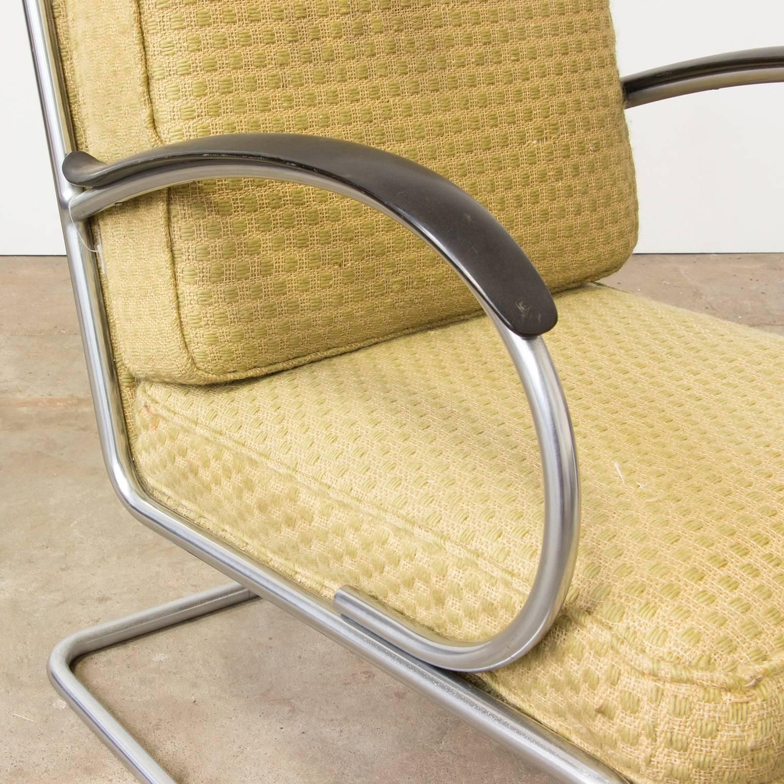 1933, W.H. Gispen For Gispen Culemborg, Easy Chair 409 By Gispen Designed Fabric photo vinterior