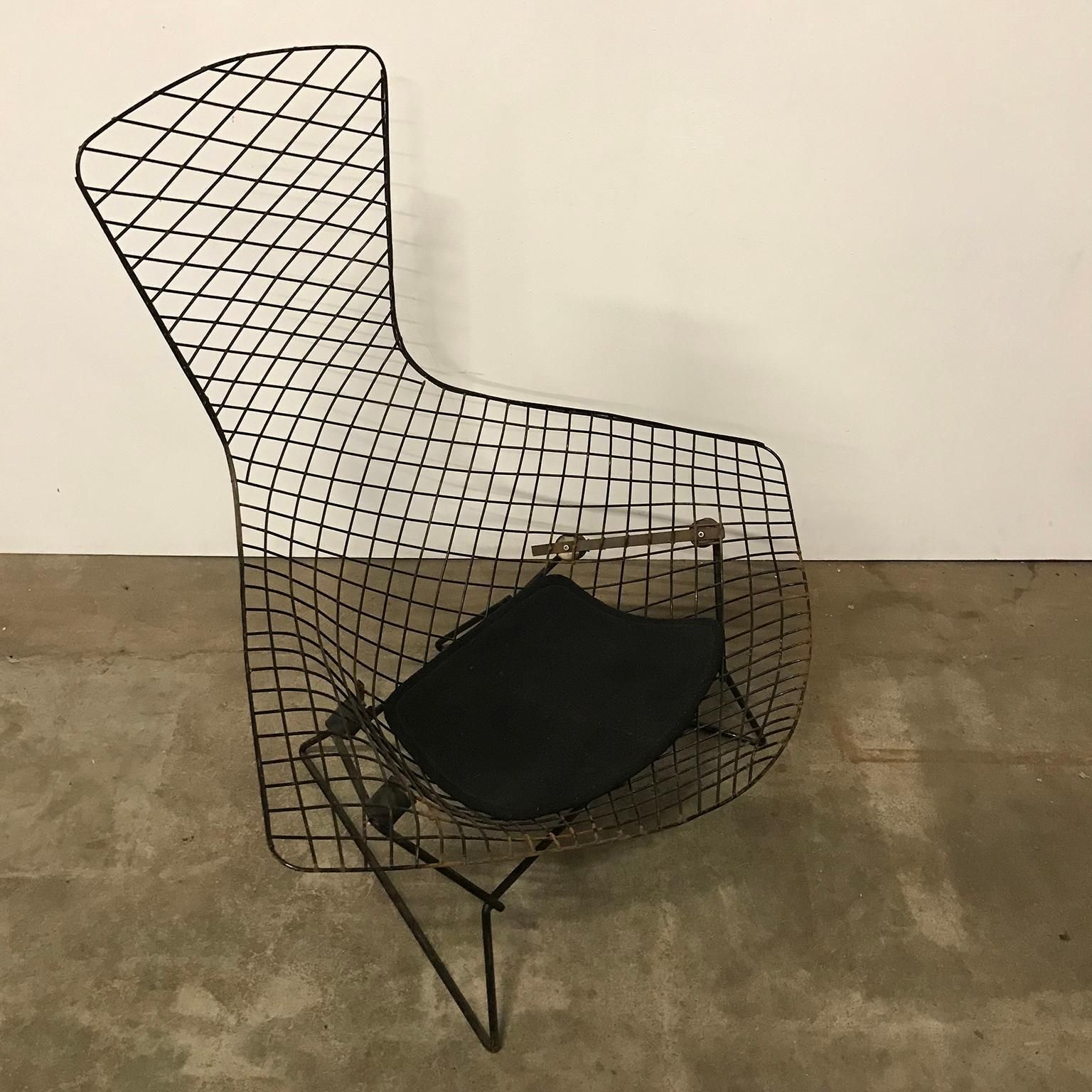 1952, Harry Bertoia For, Knoll International, Large Bird Chair In Black photo buy