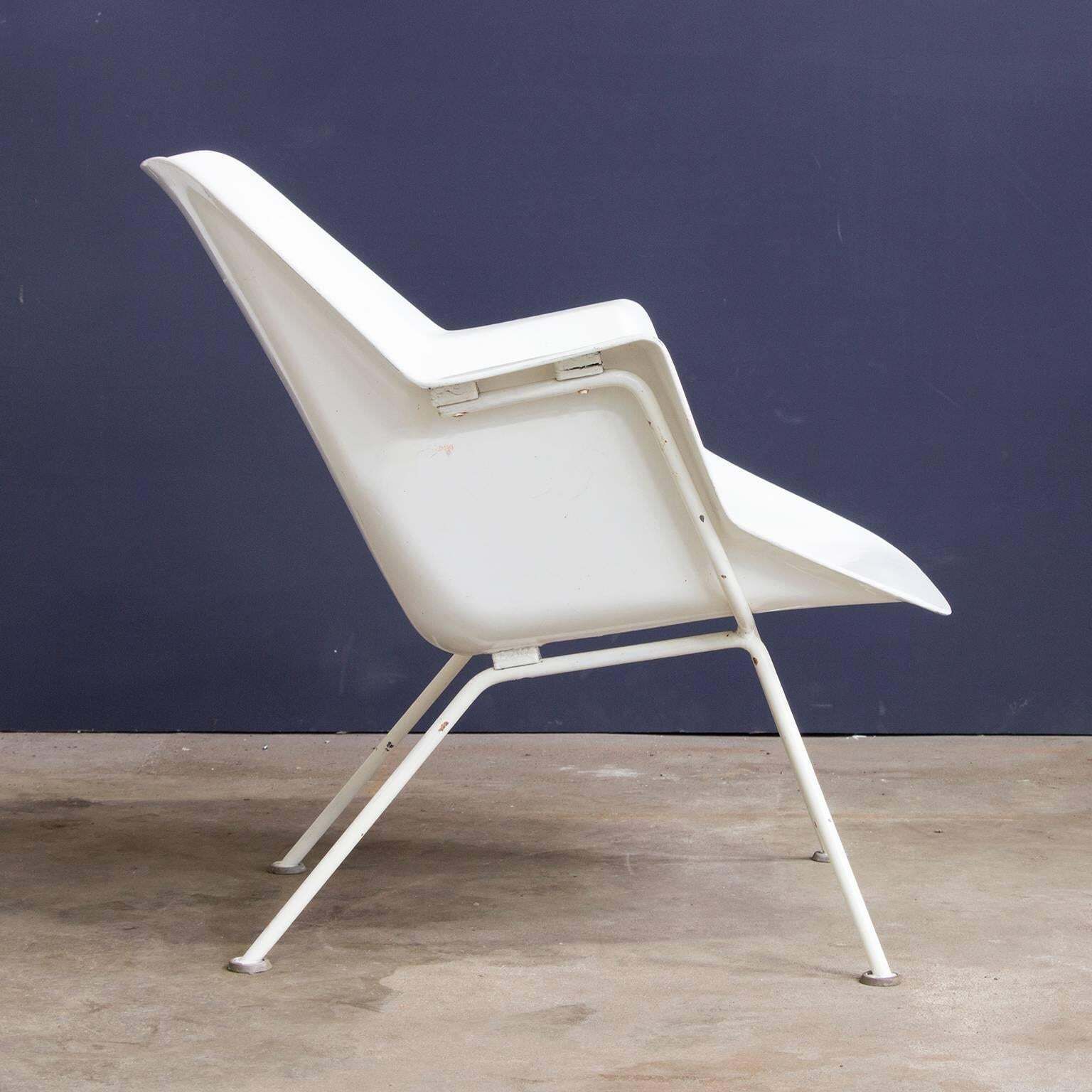 1957, Wim Rietveld/André Cordemeyer, Three Chairs, 416 Version By Gispen Holland photo for sale