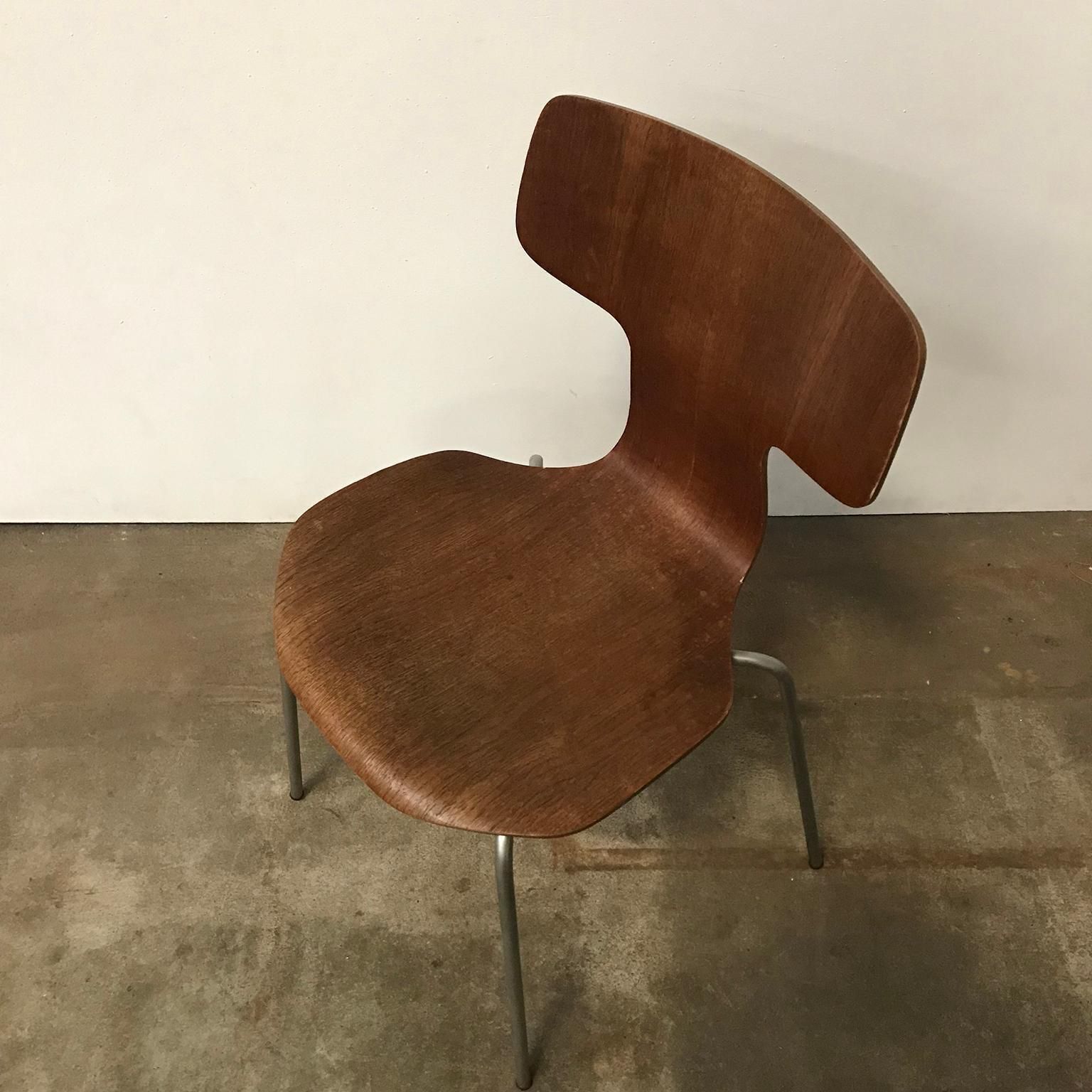 photo for sale 1955, Arne Jacobsen For Fritz Hansen, Original, Rare, Chair 3103 With Grey Base
