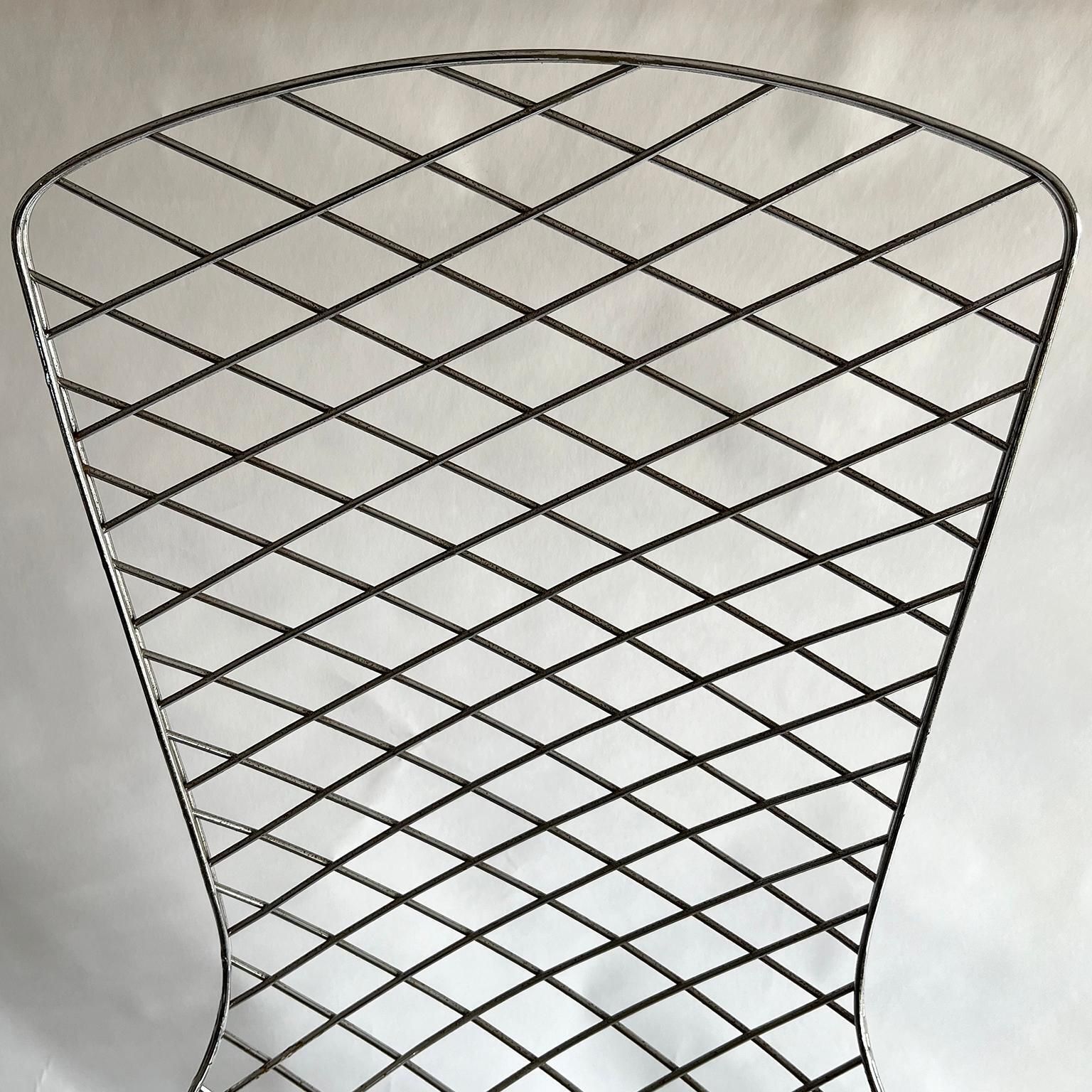 photo for sale Chrome Bird Chair By Harry Bertoia For Knoll International, 1952