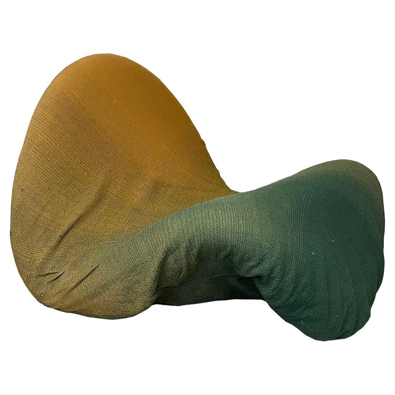 1967, Tongue By Pierre Paulin By Artifort In Orange Green Upholstery