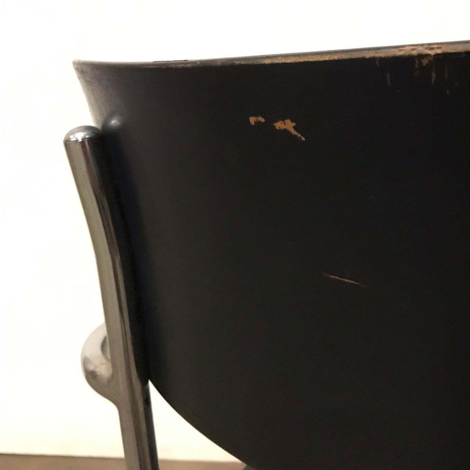 Furniture 1931, Mart Stam For Thonet, Black Wooden S43f photo