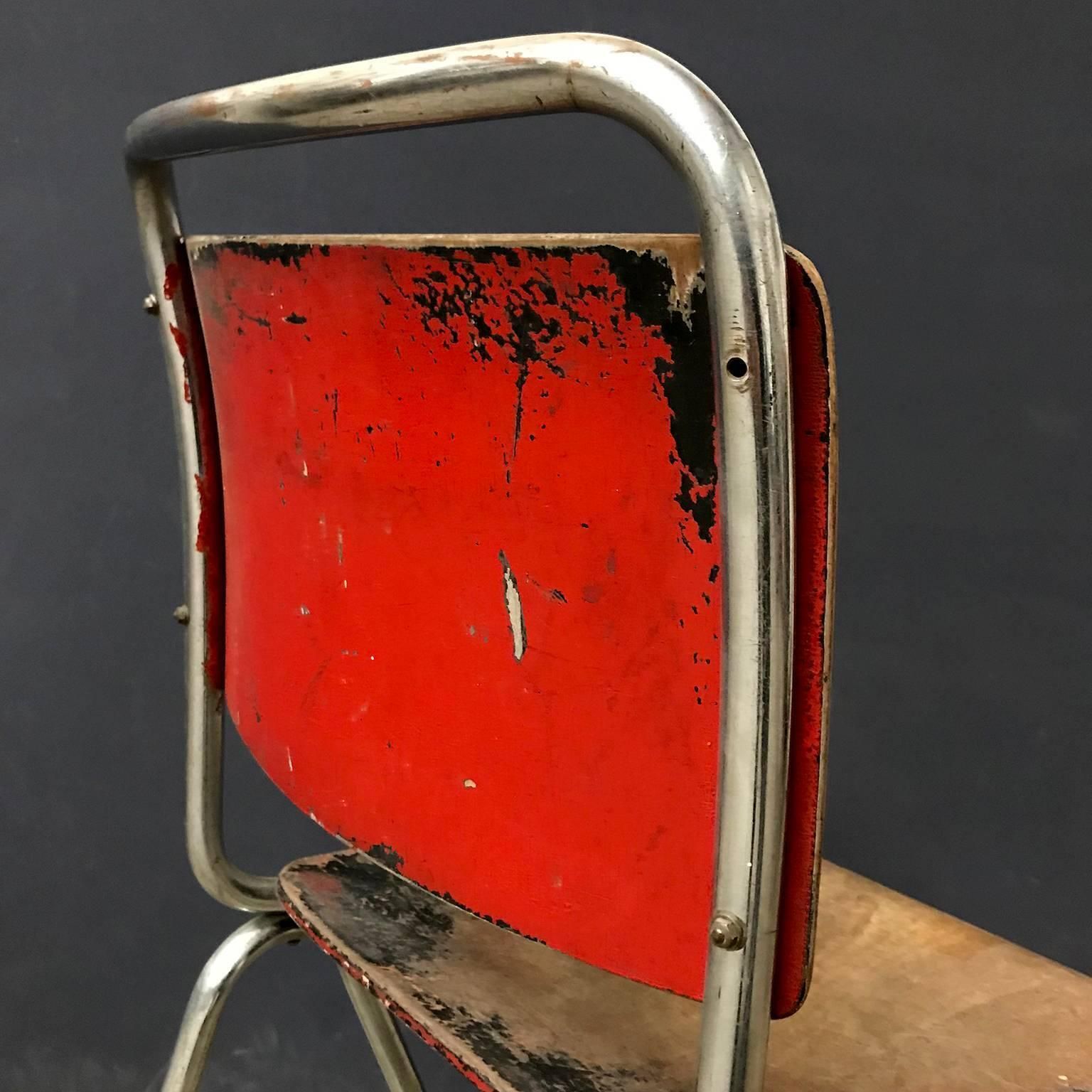 photo furniture 1927, W.H. Gispen For Gispen Culemborg, Original Pre War Gispen 102 Painted Wood