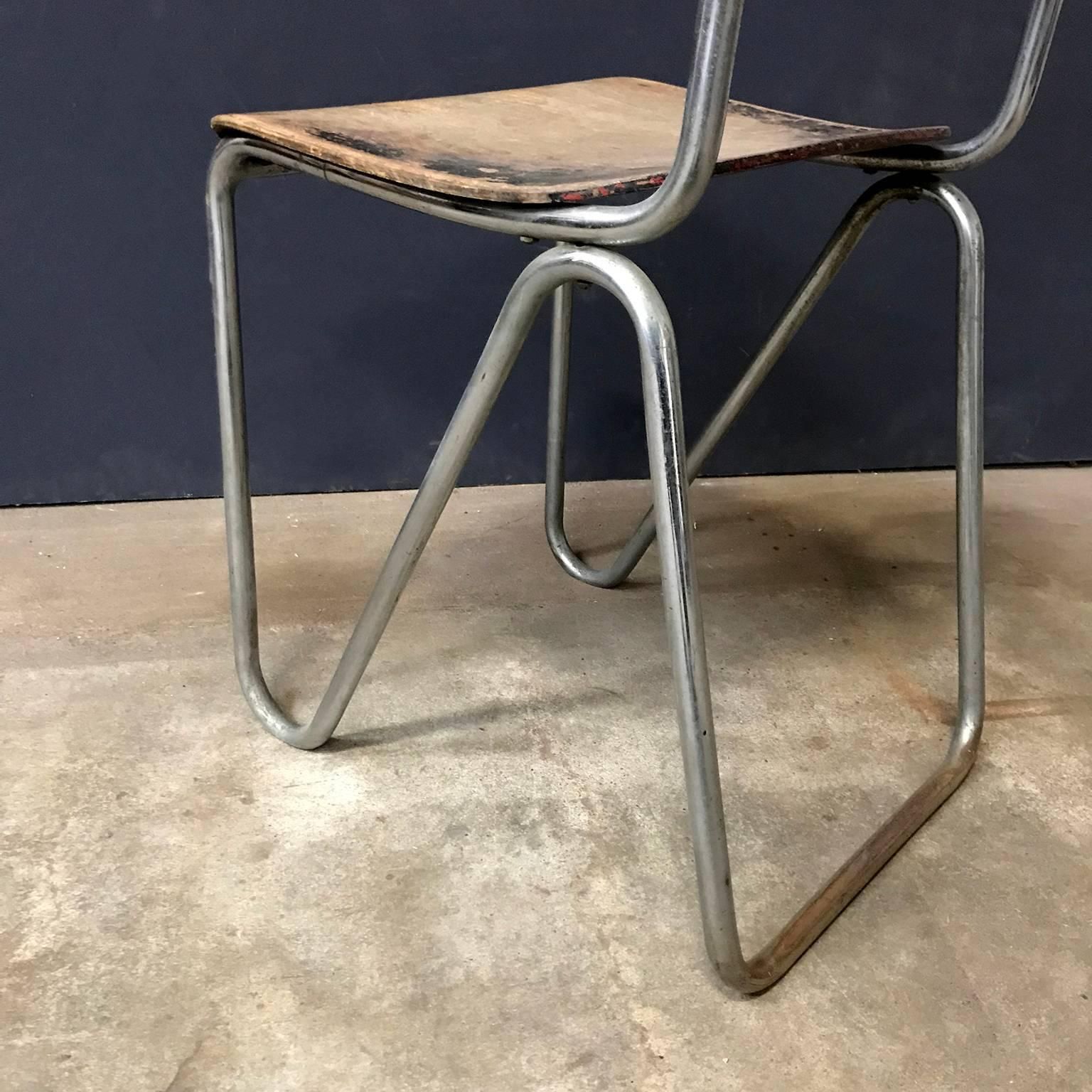 Furniture 1927, W.H. Gispen For Gispen Culemborg, Original Pre War Gispen 102 Painted Wood photo