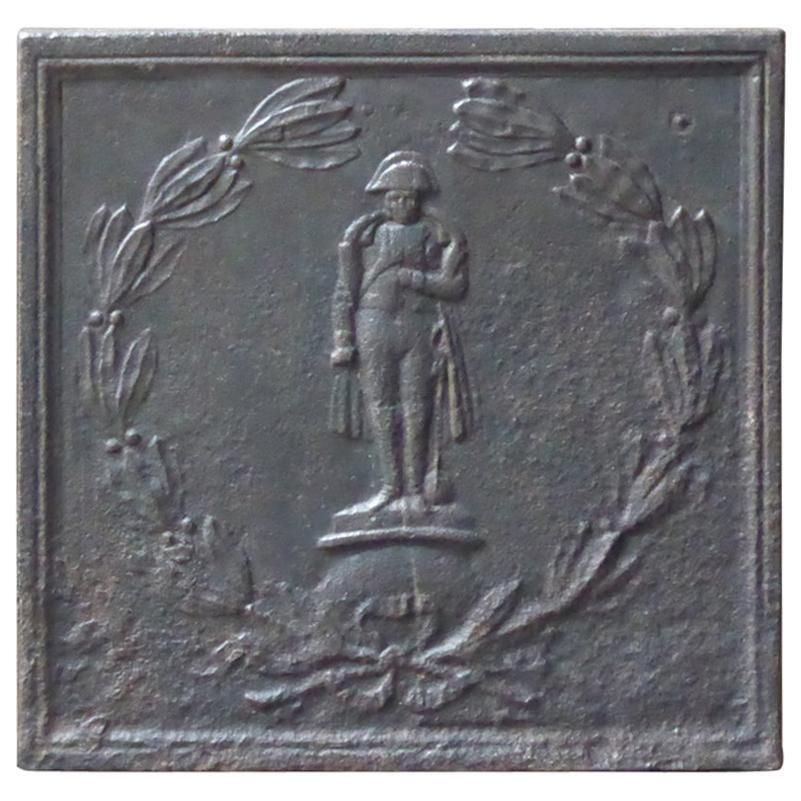 Antique French 'Napoleon' Fireback / Backsplash, 19th Century