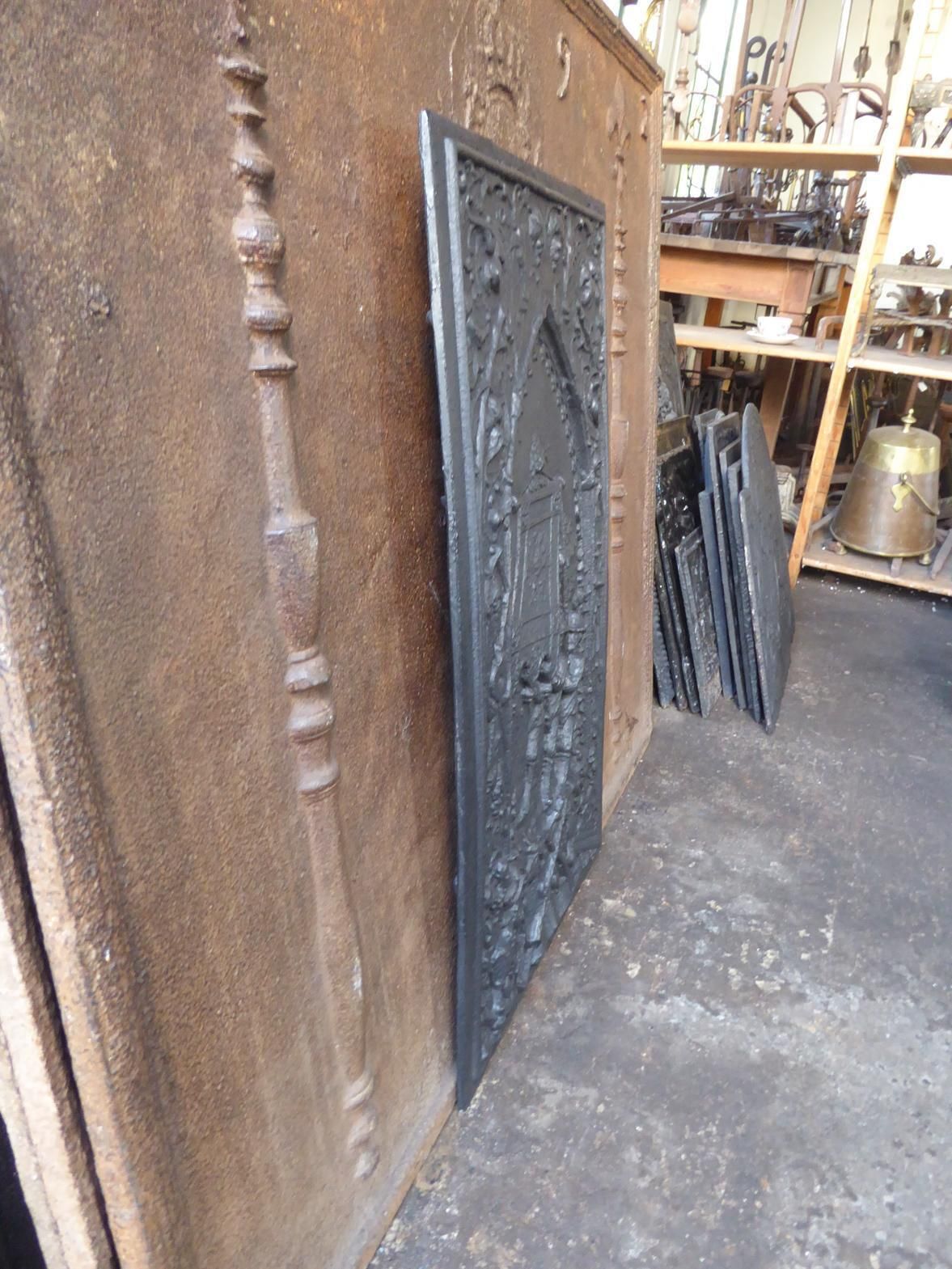 photo vinterior German Napoleon III Style 'Coat Of Arms' Fireback / Backsplash