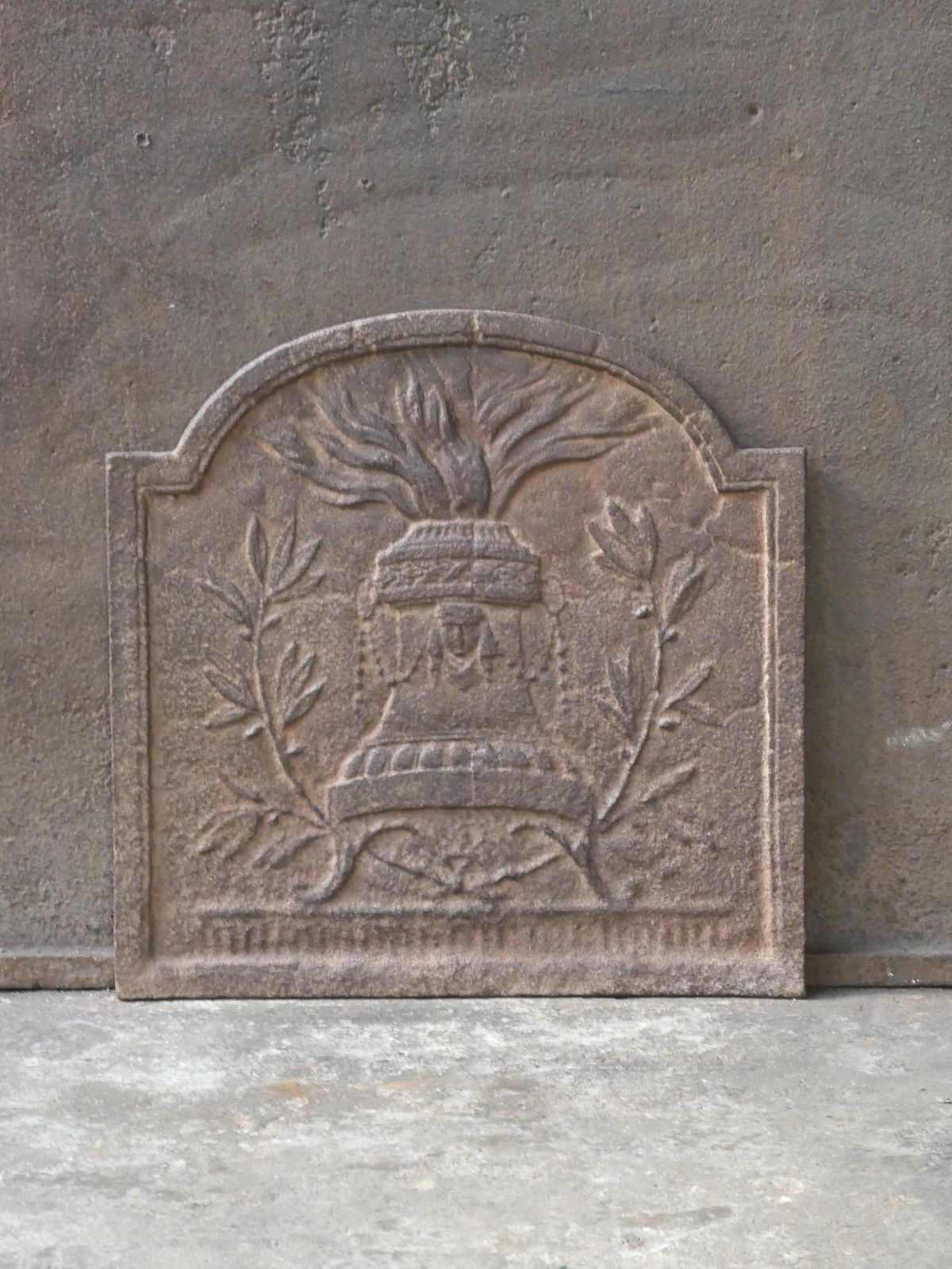 French Neoclassical Fireback / Backsplash, 18th 19th Century photo furniture