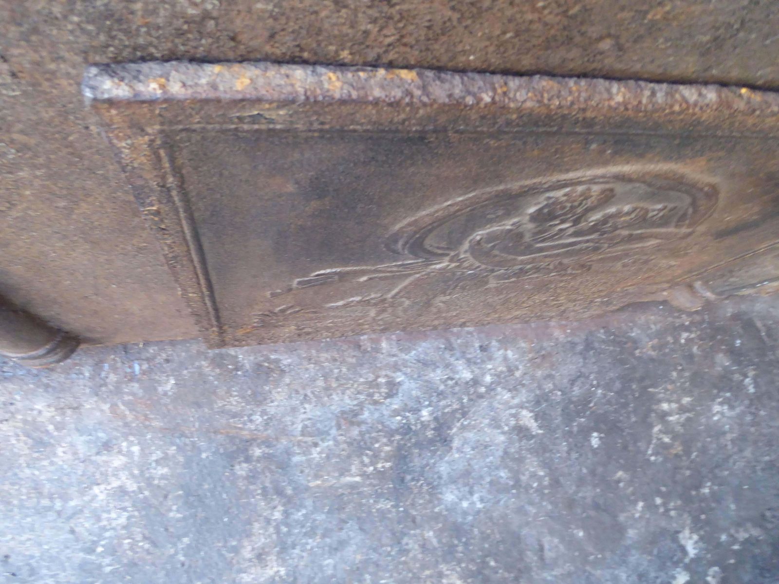 19th Century French 'Man And Woman' Fireback / Backsplash photo buy