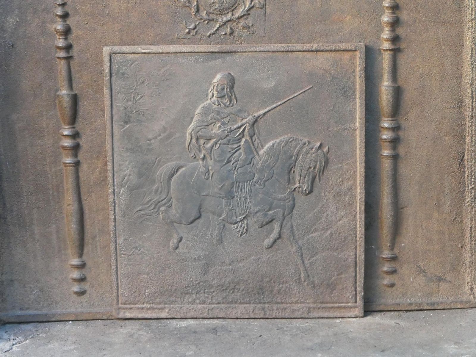 French Fireback / Backsplash With Lawrence Of Arabia photo 407.0