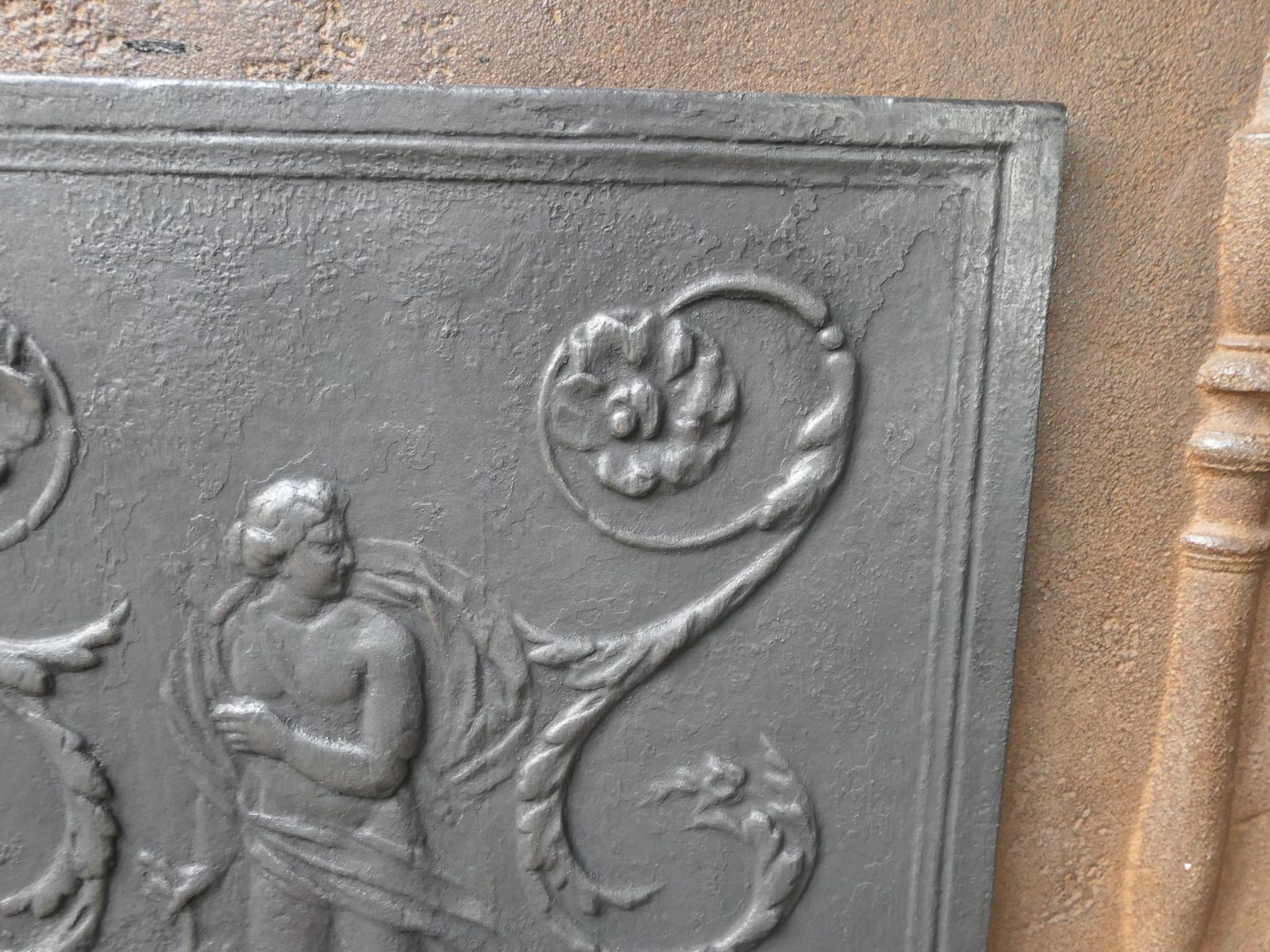 photo furniture French Neoclassical Period 'Diana' Fireback / Backsplash, 18th 19th Century