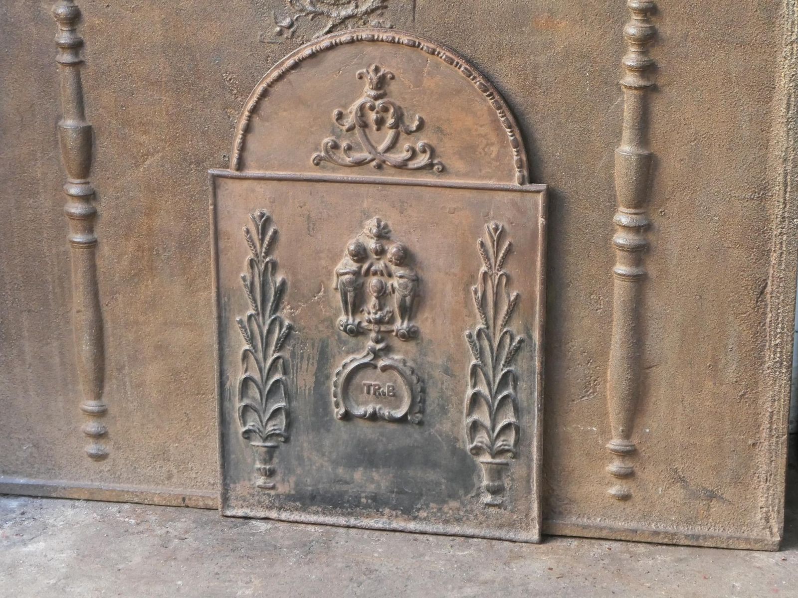 French Napoleon III Period Fireback / Backsplash, 19th C. photo 405.0