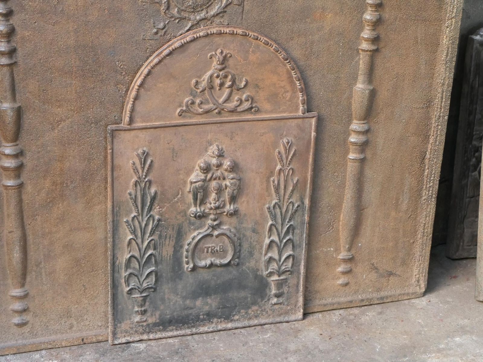 French Napoleon III Period Fireback / Backsplash, 19th C. photo vinterior