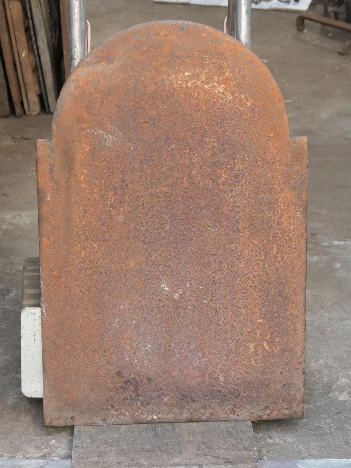 photo vintage French Napoleon III Period Fireback / Backsplash, 19th C.