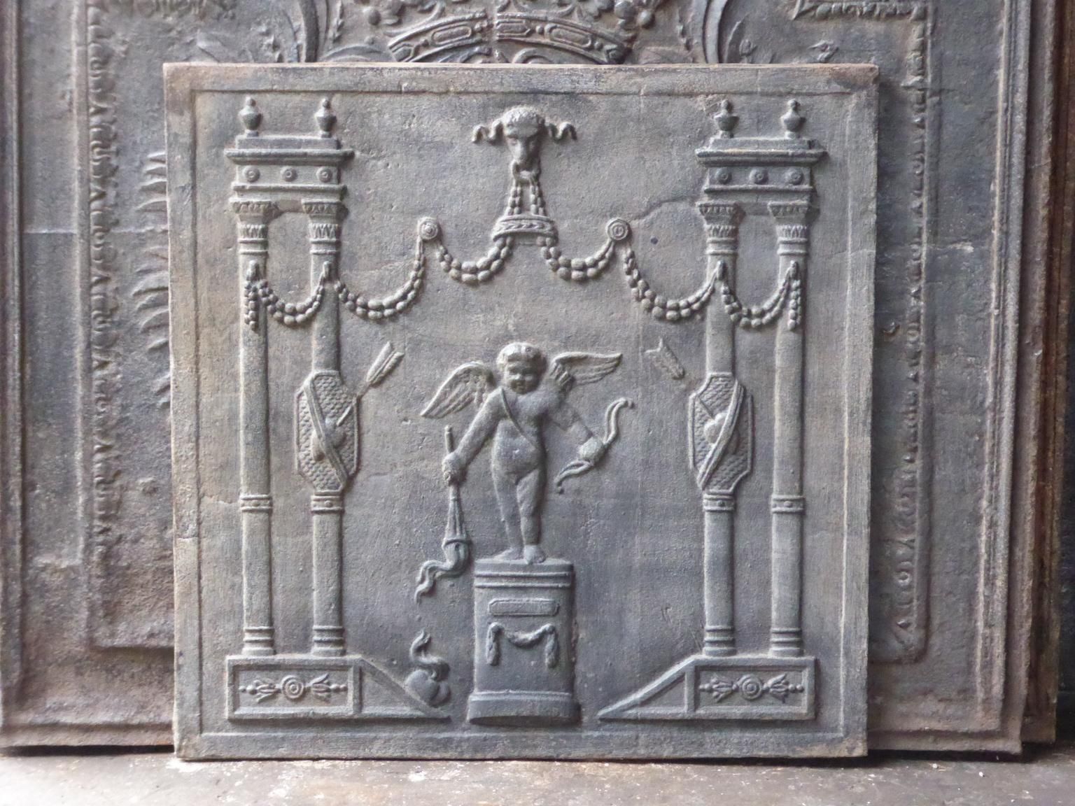 French Neoclassical Style 'Allegory Of Love' Fireback / Backsplash photo furniture