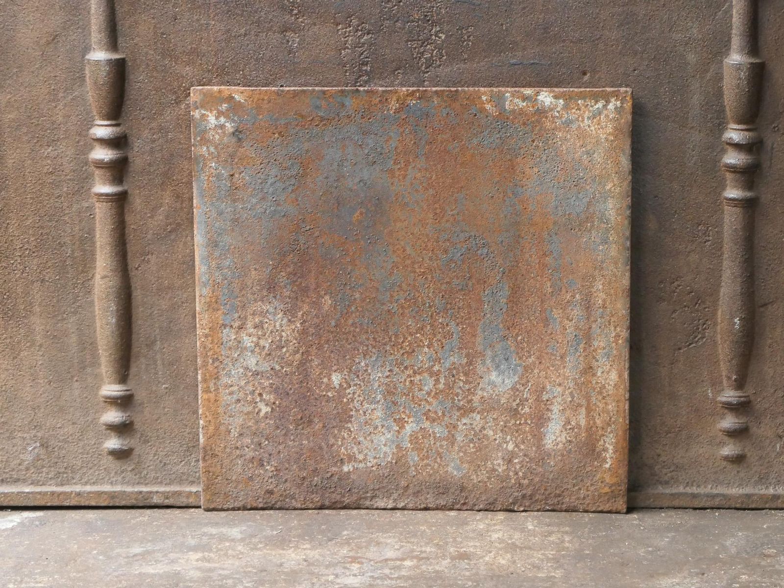 photo for sale Antique French 'Pillars Of Freedom' Fireback / Backsplash, 18th   19th Century