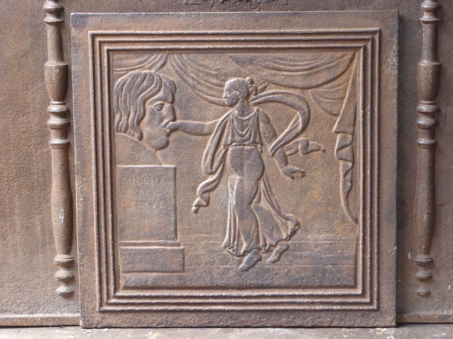 19th Century French 'Bocca Della Verità' Fireback / Backsplash photo furniture