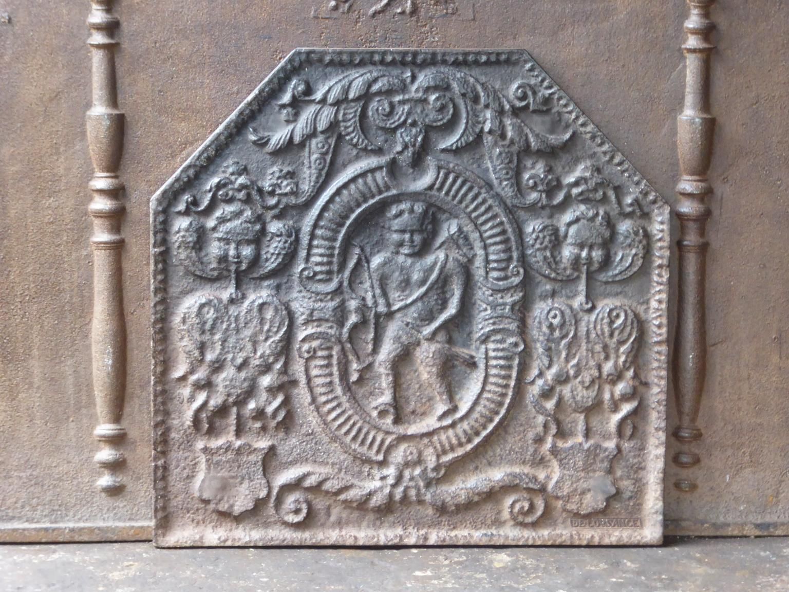 French Louis XIV Style 'Arms Of France' Fireback / Backsplash photo for sale