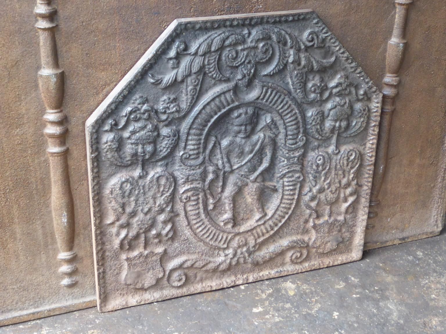 French Louis XIV Style 'Arms Of France' Fireback / Backsplash photo Home Fixtures