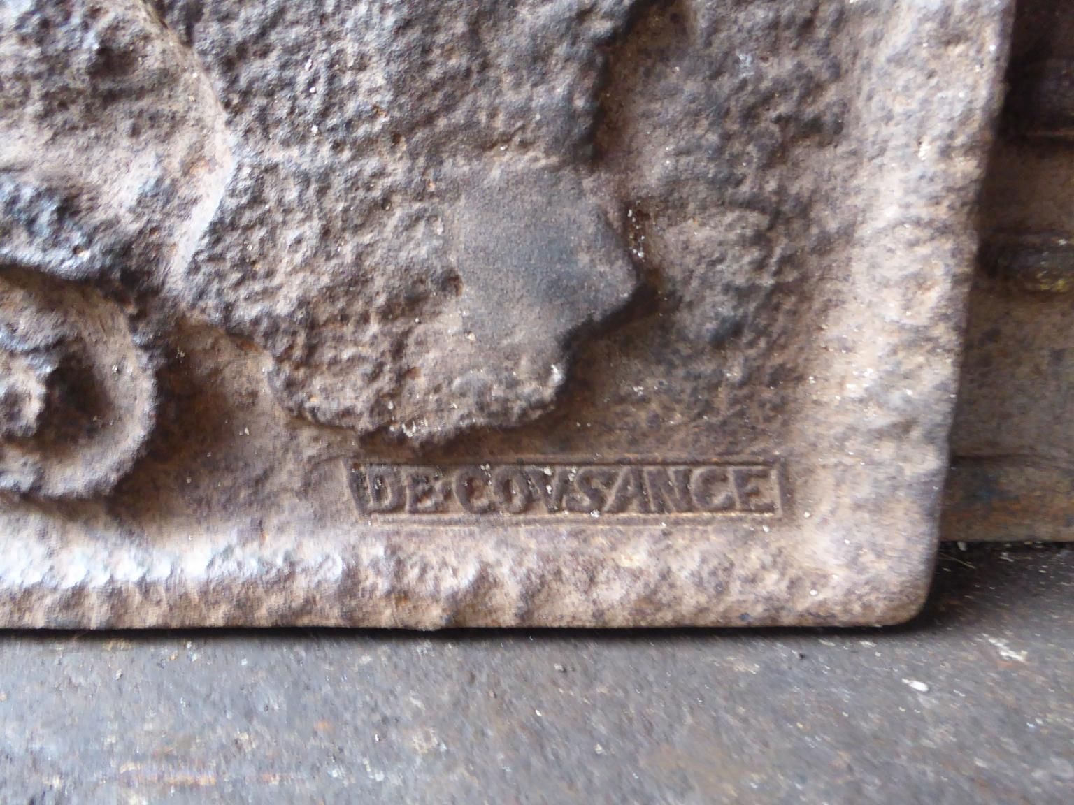 photo furniture French Louis XIV Style 'Arms Of France' Fireback / Backsplash