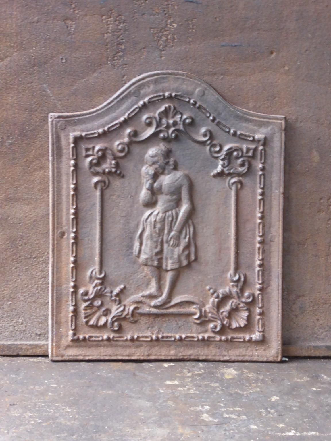19th Century French Napoleon III Fireback / Backsplash photo furniture